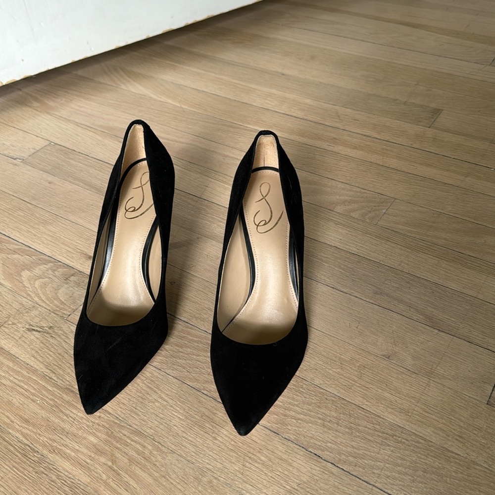 Size 9 Sam Edelman Black Heels Worn once